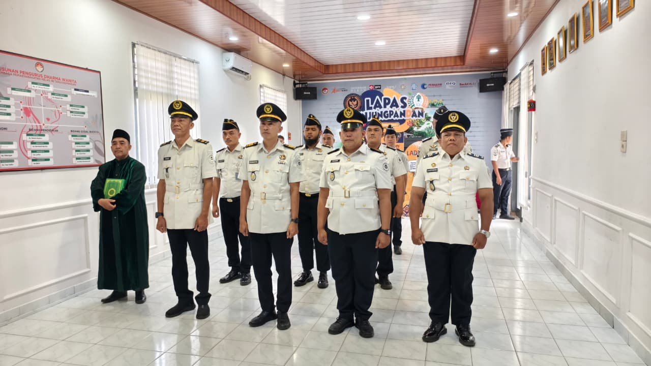 Lima Pejabat Manajerial Lapas Tanjungpandan Resmi Dilantik, Perkuat Kinerja Pemasyarakatan